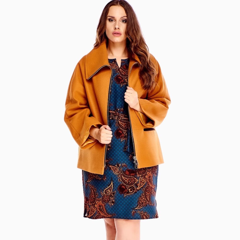 Plus Size Jacket 3/4 Length